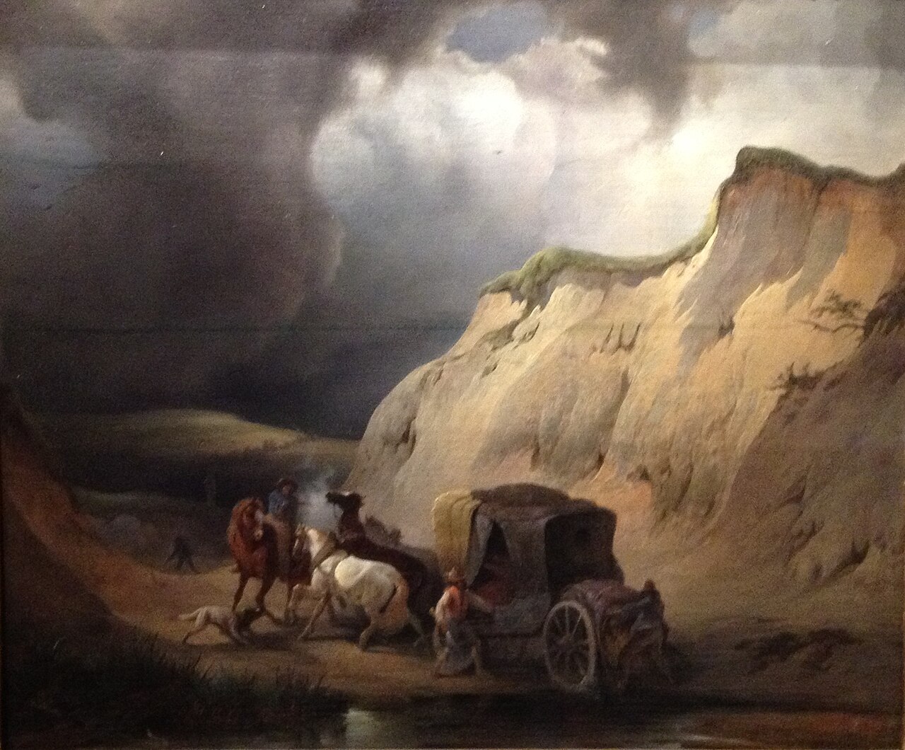 The Stagecoach — Spanish:  Asalto a la diligencia. Attack on the Stagecoachtitle QS:P1476,es:"Asalto a la diligencia. "label QS:Les,"Asalto a la diligencia. "label QS:Len,"Attack on the Stagecoach"label QS:Lde,"Angriff auf eine Kutsche"